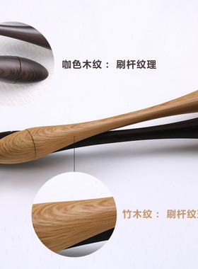 雅斯娜小蛮腰单支散粉刷美甲粉尘刷美妆工具化妆刷木纹沧州化妆