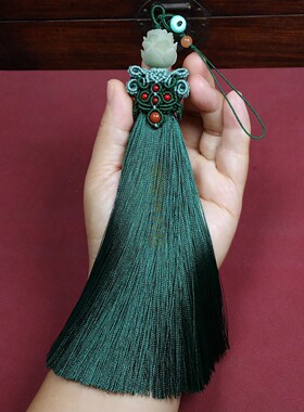 古风压襟汉服腰佩包挂扇坠剑穗