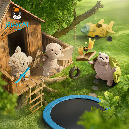英国Jellycat巴塞罗熊崽小熊仔毛绒玩偶娃娃公仔玩具生日礼物新品 - 图0