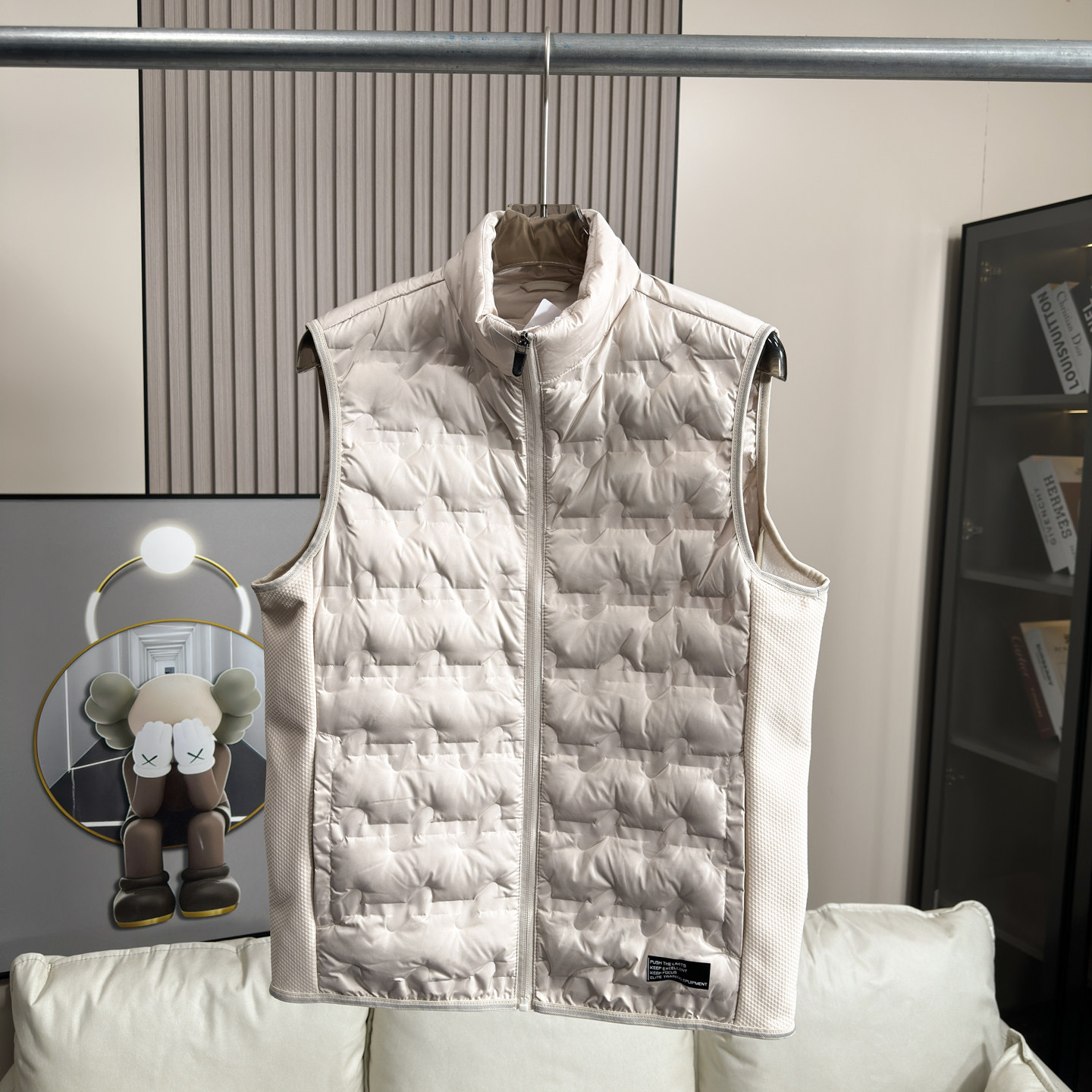 80鸭绒！分仓压胶充绒！高端牛货秋冬男士保暖反光立领羽绒马甲潮,淘宝优惠券,粉丝福利购,淘宝优惠卷