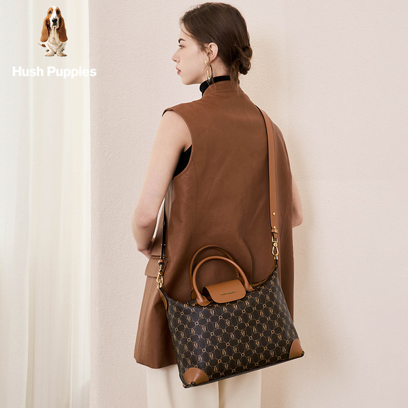 暇步士女包2025新款潮流手提包老花通勤包大容量百搭单肩斜挎包女,淘宝优惠券,粉丝福利购,淘宝优惠卷