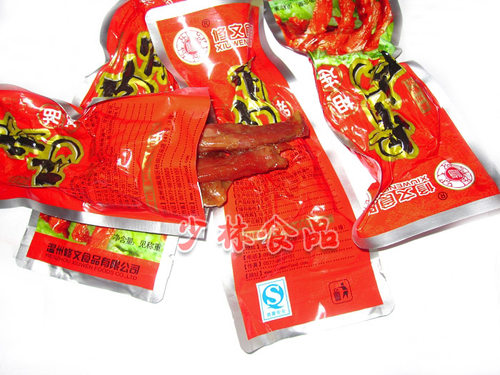 温州特产零食小吃修文骨肉相连鸭肉脯400g克鸭架子鸭锁骨胸骨微辣 - 图2