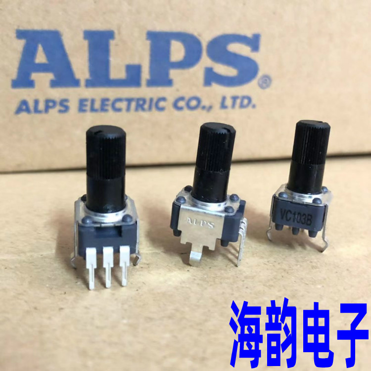 ALPS RK09型单联B10K电位器功放调音台音量调节旋钮 RK09K1130A5R - 图0