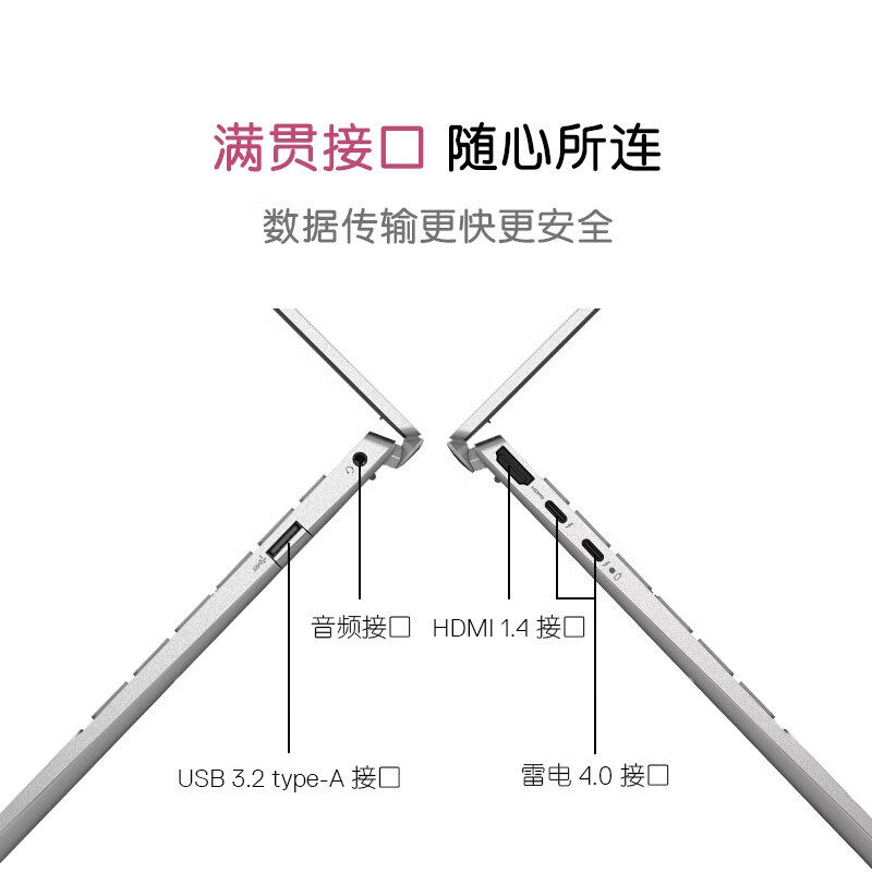 Dell/戴尔灵越13PRO 5330轻薄本13代i5商务办公大学生13.3英寸2.5K高色域屏女生5000便携手提笔记本电脑 - 图3