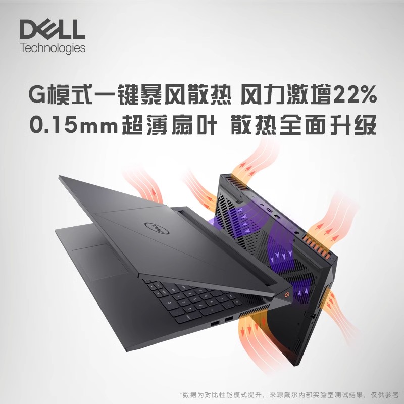 dell/戴尔游匣新G15 5530电竞游戏本13代英特尔酷睿i5高端商务办公RTX3050满血设计师笔记本电脑官方正品 - 图1