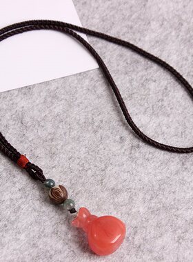 长款绳子菩提复古文艺风大气挂坠