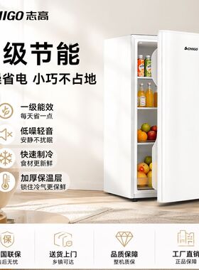 志高冰箱单门一级节能小巧租房单开门冷藏保鲜迷你办公室静音冰箱