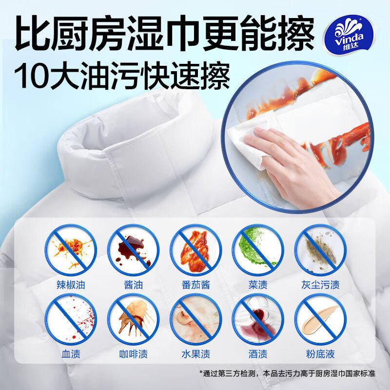 羽绒服清洁湿巾10片8包线条小狗联名湿巾小包免洗去污湿纸巾温和,淘宝优惠券,粉丝福利购,淘宝优惠卷