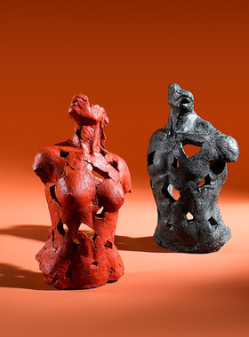 创意软装玄关人物轻奢风工艺品