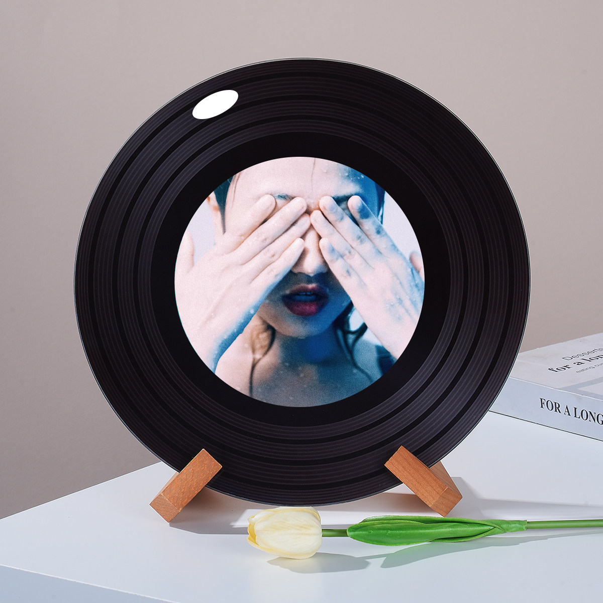 陈粒周边可定制黑胶唱片摆件电视柜酒柜桌面装饰摆件个性创意礼品,淘宝优惠券,粉丝福利购,淘宝优惠卷