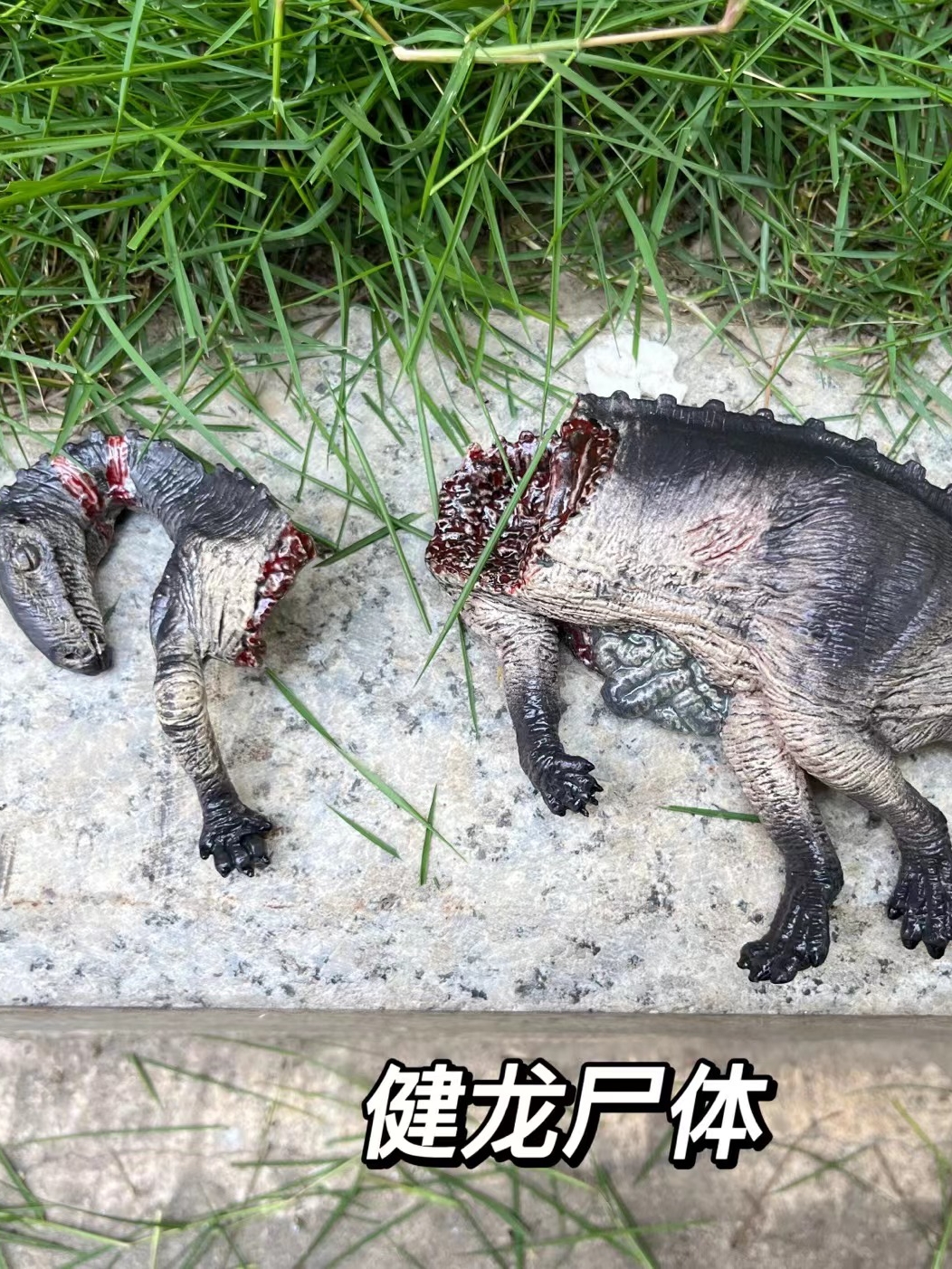 侏罗纪高棘龙高脊龙多脊龙健龙棘背儿童恐龙实心模型玩具仿真动物 - 图2
