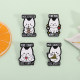ງາມສີຂາວ cat ປະໂຫຍກສ້າງສັນ brooch ກາເຟ pasta ເຫລົ້າທີ່ເຮັດຈາກສີແດງ cat ກາຕູນ badge ເຄື່ອງນຸ່ງຫົ່ມອຸປະກອນຖົງ