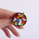 Cute woodpecker cartoon animal brooch metal badge students personalized backpack pencil case versatile decorative badge