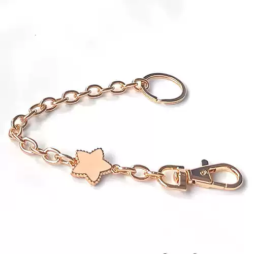 Украшение на сумку, металлическая золотая подвеска, двухэтажная игрушка, 20 см