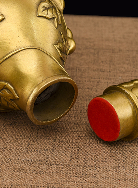 铜简约现代客厅铜葫芦摆件