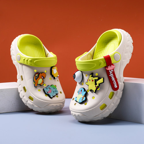 男童洞洞鞋儿童拖鞋2026夏季新款男孩防滑软底宝宝大童凉鞋沙滩鞋 - 图3