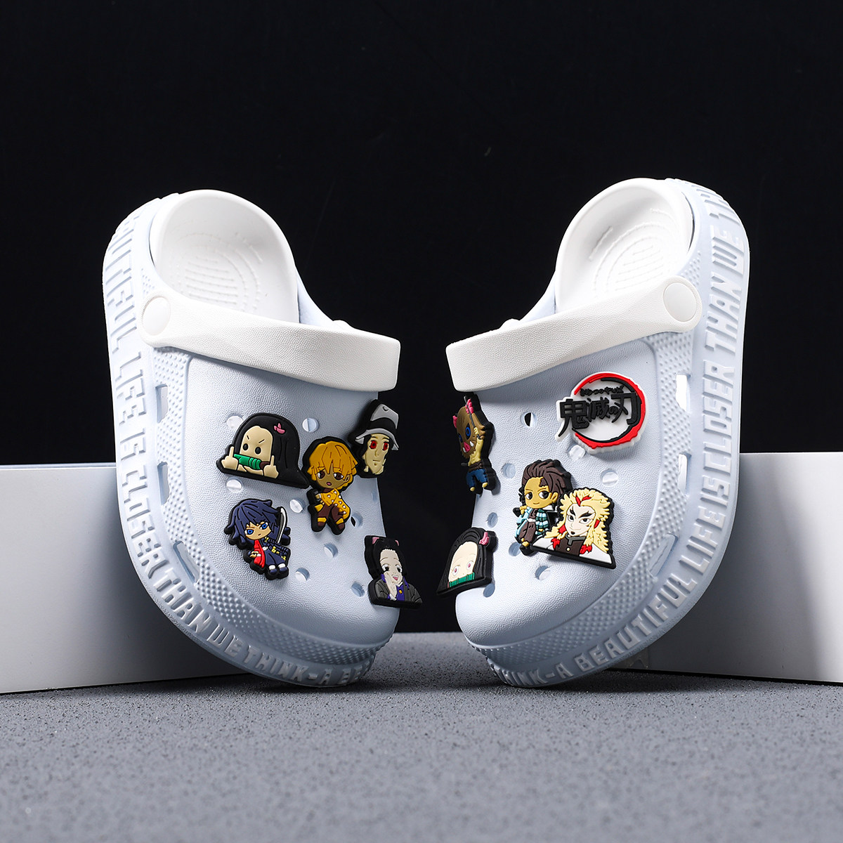 男童洞洞鞋儿童拖鞋夏季新款鬼灭男孩凉鞋宝宝大童防滑软底凉拖鞋,淘宝优惠券,粉丝福利购,淘宝优惠卷