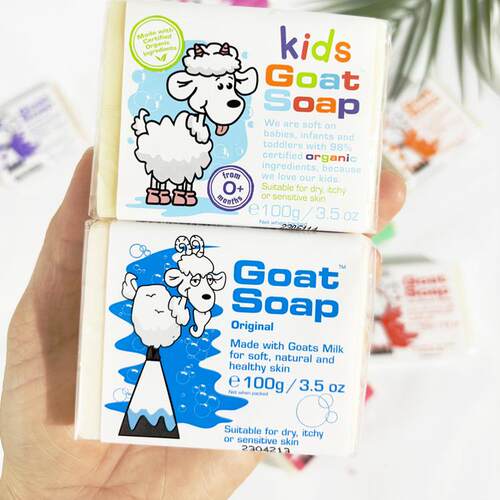 澳洲Goat Soap山羊奶皂天然孕妇婴儿童保湿滋润手工肥皂沐浴香皂 - 图1