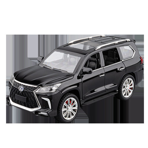 新款 1：24 雷克萨斯LX570遥控版仿真合金越野车儿童玩具车模摆件 - 图3