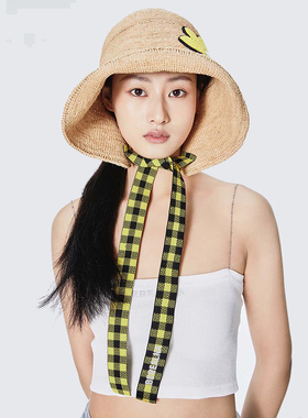 Berealna时尚雏菊复古baby草帽