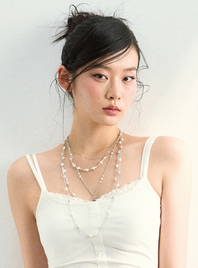 VIAPITTI珍珠设计多层叠戴项链