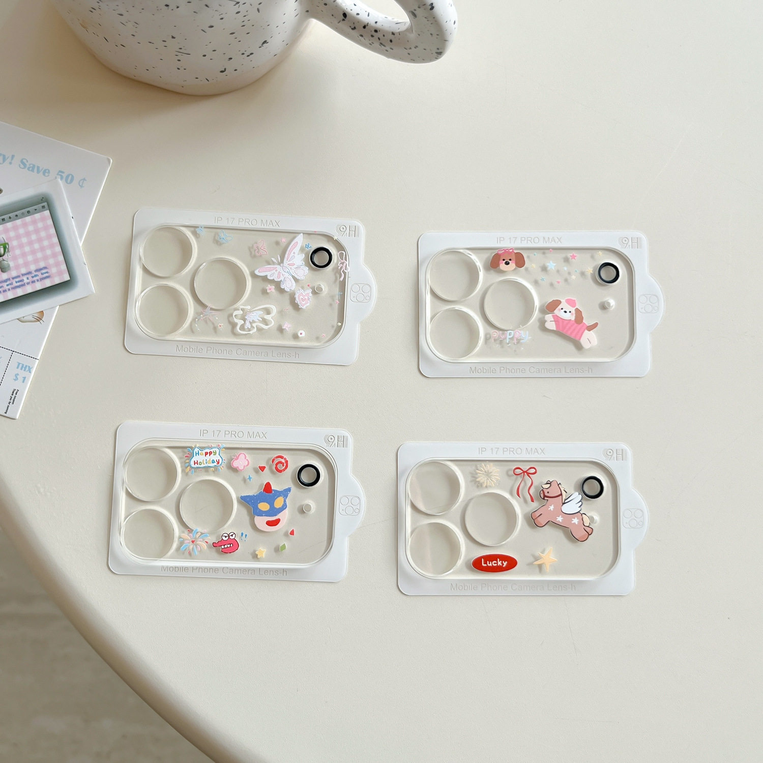 适用于苹果17系列镜头膜苹果17PROMAX卡通17系列17pro镜头保护膜,淘宝优惠券,粉丝福利购,淘宝优惠卷