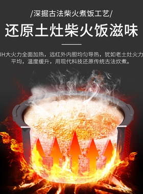 虎牌迷你小型IH土锅涂层电饭煲