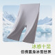Ice Silk Pocket Five Points Shark Pants Women's Outer Wear Summer High Waist Hip Lift Fitness Yoga New Bi Basement Shorts White