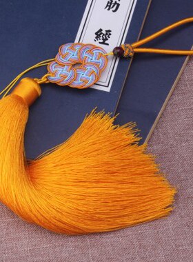 中国结流苏彩色金钱结加粗实心穗子冰丝亮光线车挂吊坠古风挂件