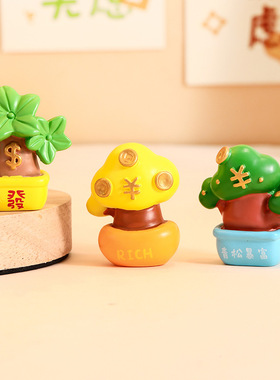 发财树树脂工艺装饰摆件