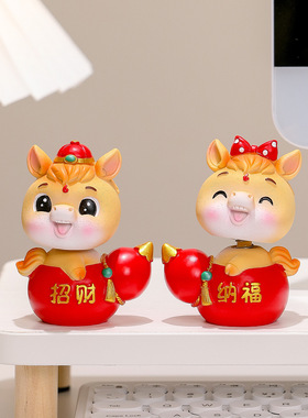 创意送礼好物生肖马摆件