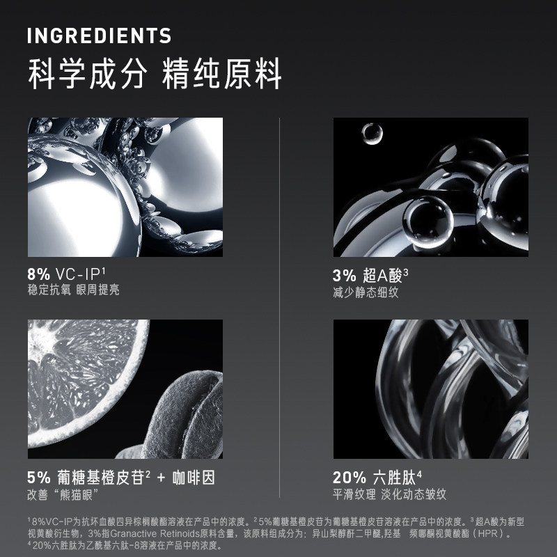 毕生之研早c晚a抗皱淡化细纹眼霜 毕生之研眼霜