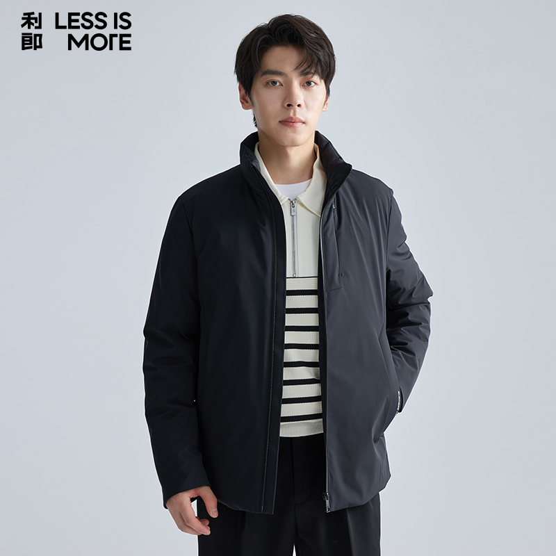 【三防面料】利郎青年商务轻薄羽绒服男2024冬季通勤时尚休闲外套