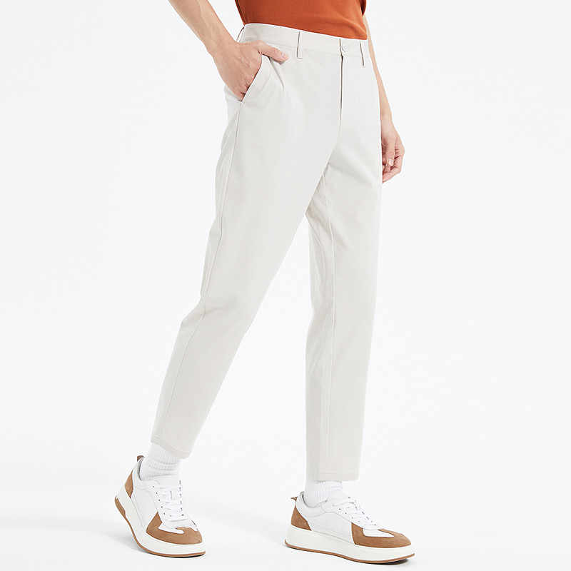 【棉混纺面料】利郎青年商务休闲裤男2025夏休闲百搭裤子Q5XXK006,淘宝优惠券,粉丝福利购,淘宝优惠卷