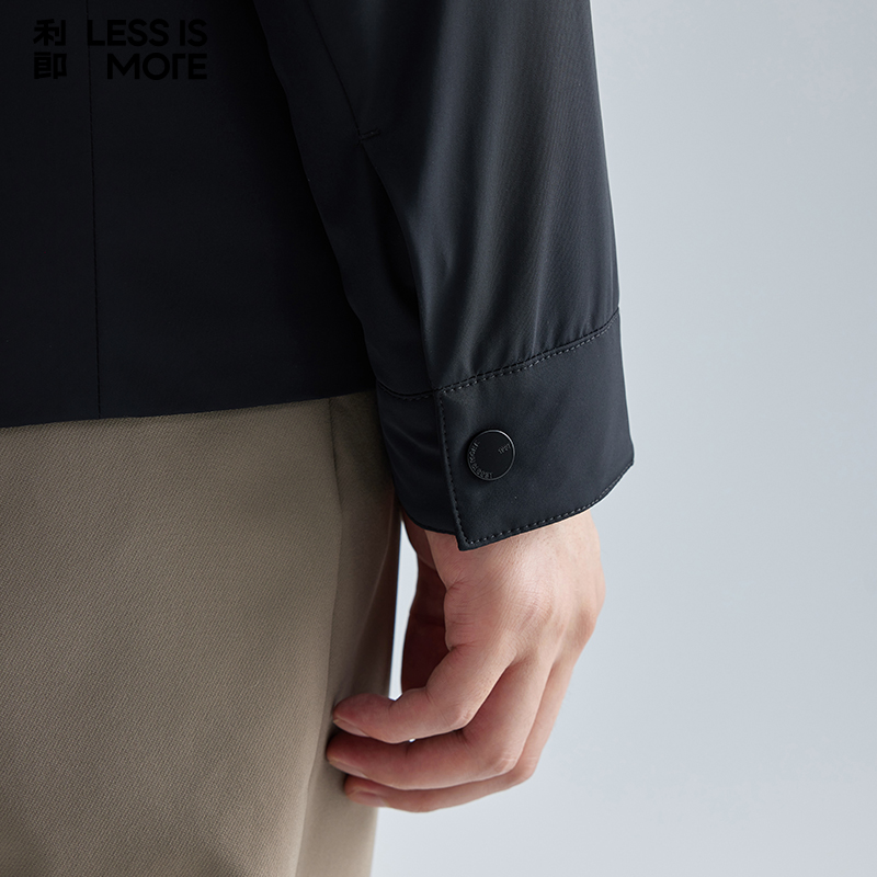 【时尚百搭】利郎青年商务羽绒服2024冬季保暖轻薄外套男A4DBR009
