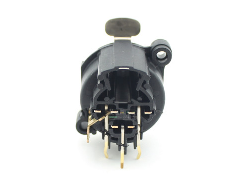 NEUTRIK优曲克插座连接头NC3FAH1连接器功放电路板水平PCB卡农座 - 图3
