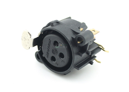 NEUTRIK优曲克插座连接头NC3FAH1连接器功放电路板水平PCB卡农座 - 图1