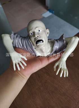 装饰道具爬行僵尸摆件