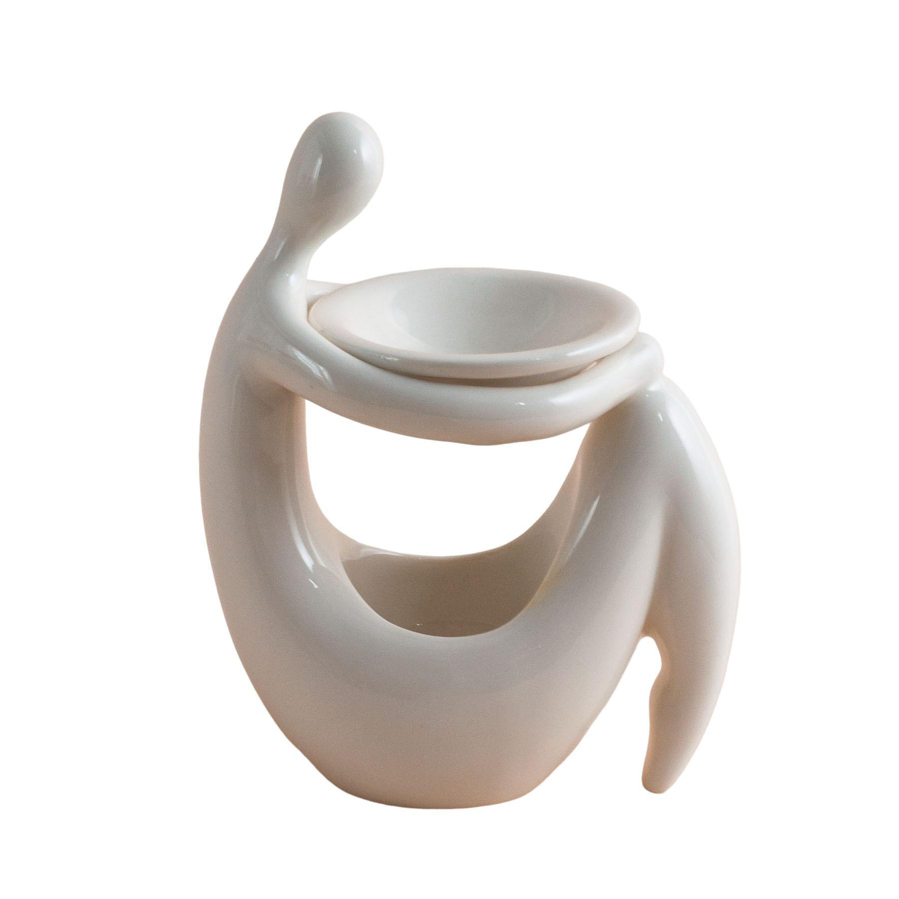 陶瓷香薰炉室内蜡烛香薰灯人体陶瓷香粉香熏炉卧室防干烧精油灯炉,淘宝优惠券,粉丝福利购,淘宝优惠卷