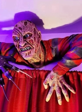 鲁比的榆树街噩梦弗雷迪·克鲁格墓行者装饰背景派对生日气氛