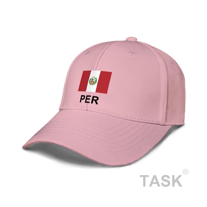 秘鲁Peru国家鸭舌帽男女帽子学生防晒帽太阳帽钓鱼棒球帽设 无界 - 图1