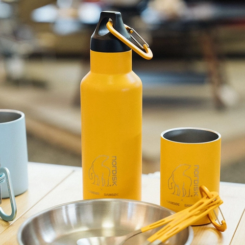 Дания Большой Белый медведь Нордиск и Samsøe Co -Brice -Brende Nepanless Steal Usulation Cup Outdoor Double -Slayer Bottle Water