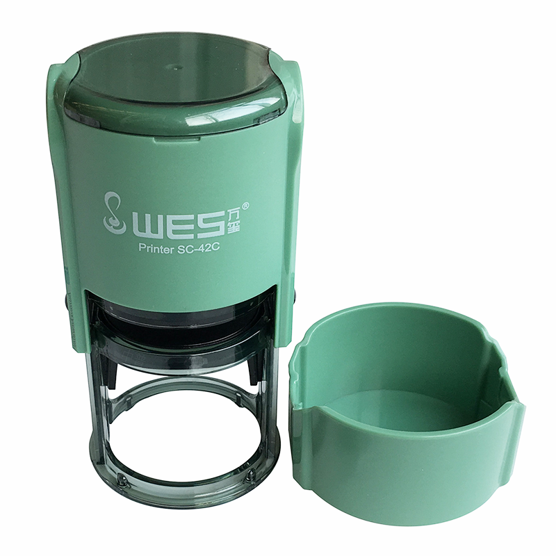 NEW万玺回墨印章材料  姓名翻斗办公盖章椭圆形翻转印台墨垫 - 图3