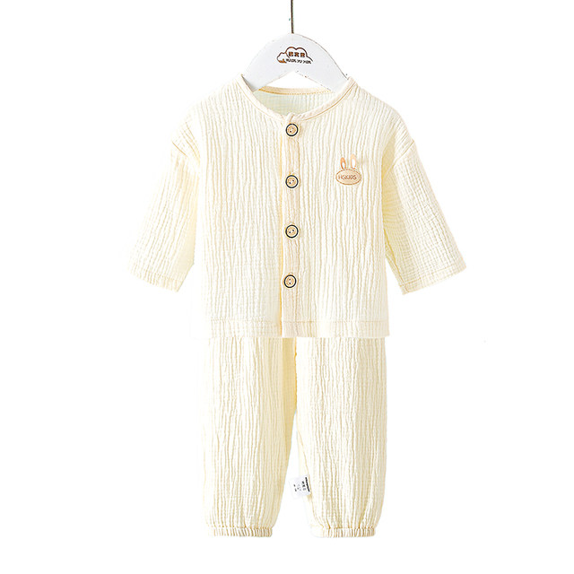 Cotton Fable ຜ້າຝ້າຍບໍລິສຸດຂອງເດັກນ້ອຍຊຸດ summer ຊຸດສອງສິ້ນ