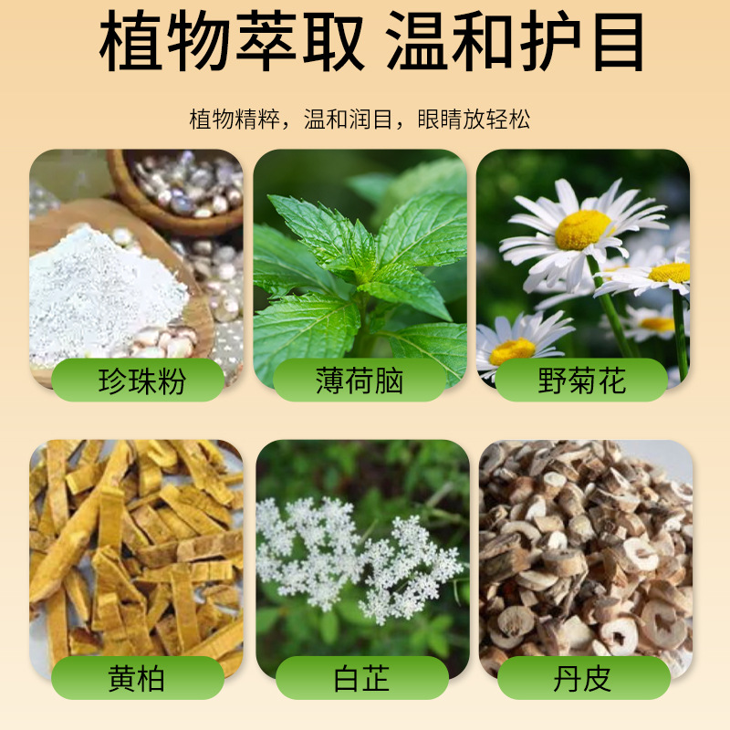 葵花蓝莓叶黄素儿童视力穴位艾草眼贴缓解眼疲劳官方正品旗舰店 - 图0