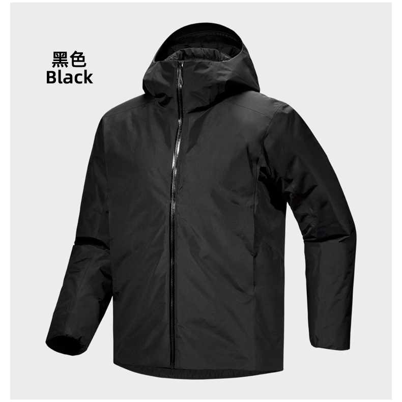 台州鸟家同款2025年新款索拉诺防风防水硬壳户外羽绒服保暖无标 - 图0