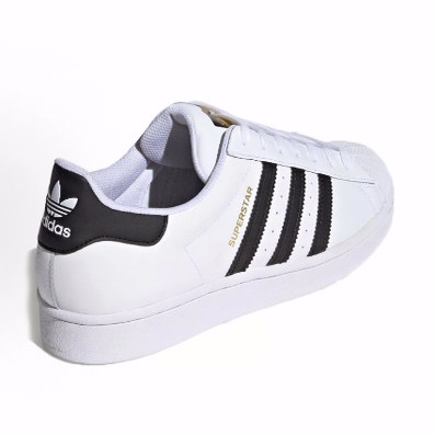 adidas originals SUPERSTAR 橡胶 贝壳头 低帮 板鞋 男女同款 - 图0
