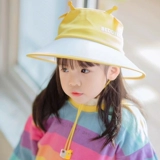 Детский солнцезащитный крем, универсальная солнцезащитная шляпа, шапка, новая коллекция, в корейском стиле, УФ-защита