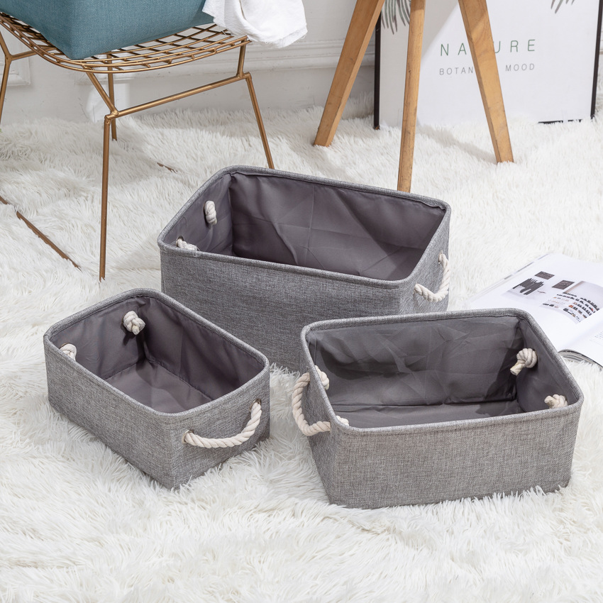 -cloth wardrobe storage box cotton bedroom storage baskets - 图2