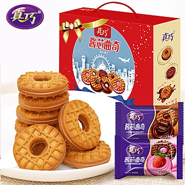 真巧零食曲奇饼干礼盒715g[41元优惠券]-寻折猪